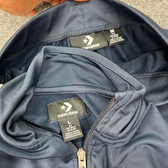 Converse Tracksuit Youth Boys M/L Medium/Large Navy Full Zip Skater Set *READ - Picture 7 of 11